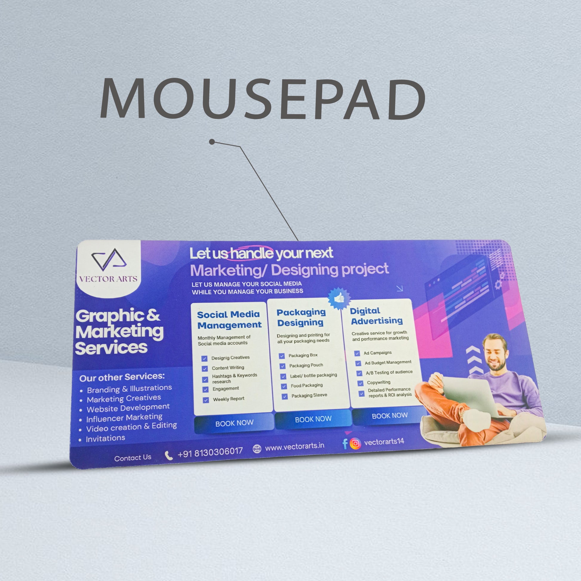 Custom Mousepads with Company Branding – Ideal for Corporate Gifting & Marketing