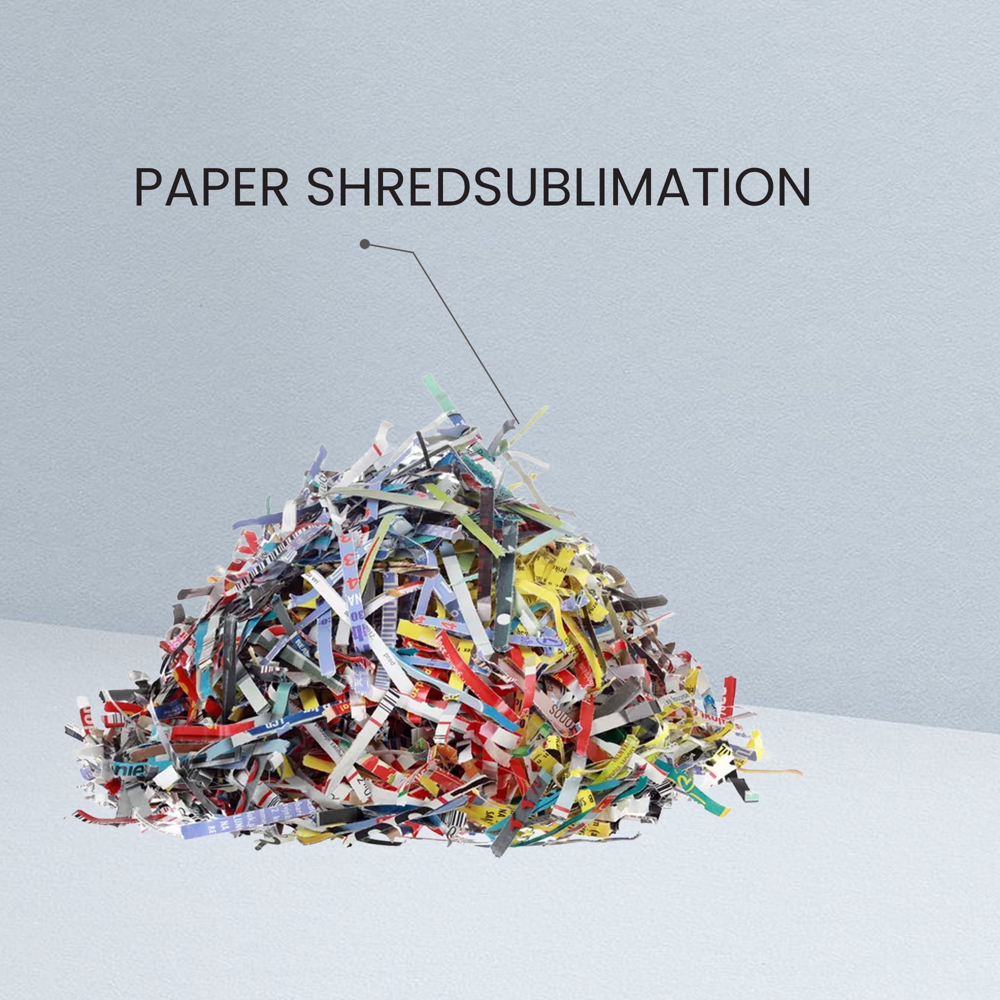 Coloured Paper Shreds for Sublimation & Gift Packaging – Premium Multi-Colour Crinkle Filler