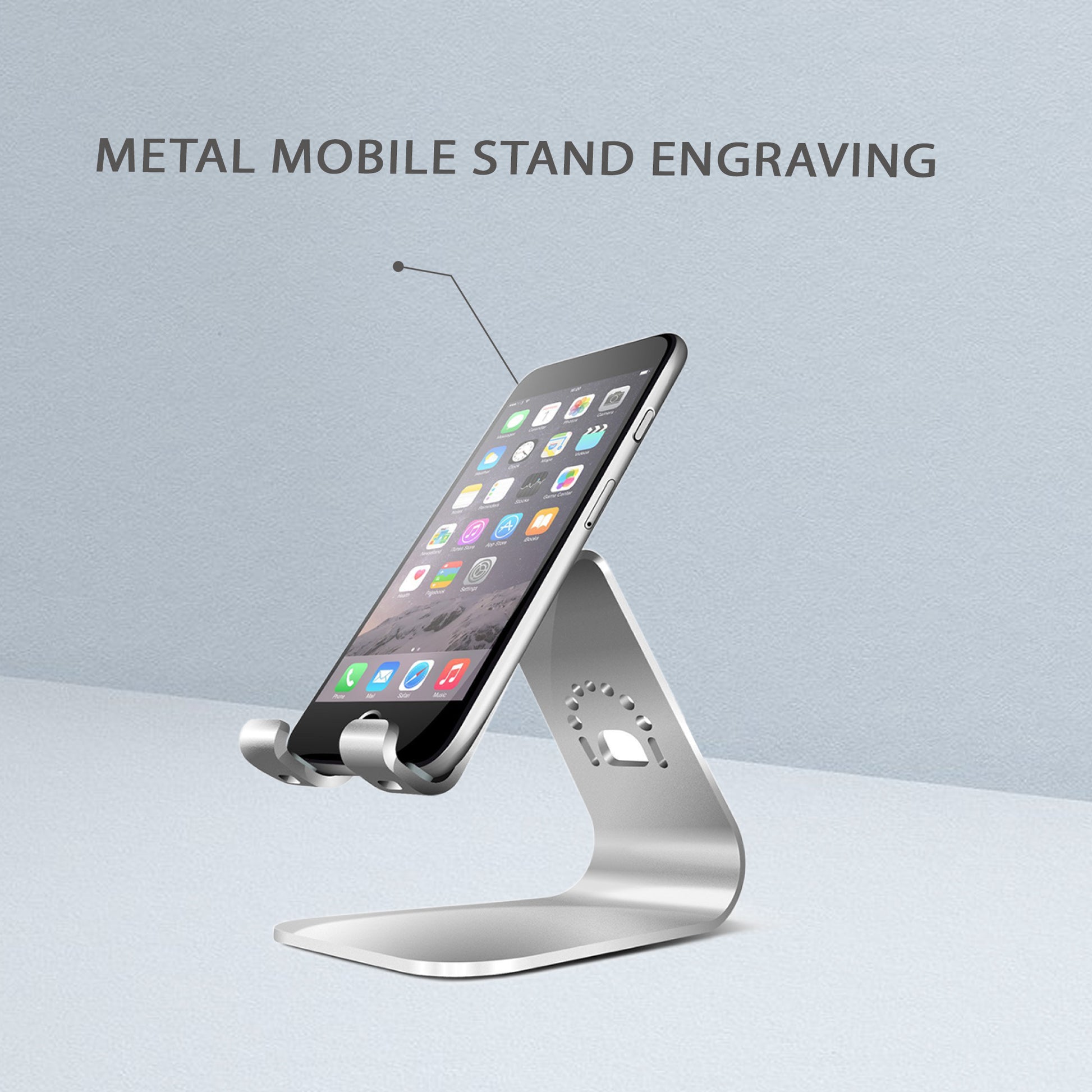 Metal Mobile Stand for Desk – Adjustable & Durable Phone Holder | Premium Custom Corporate Accessory