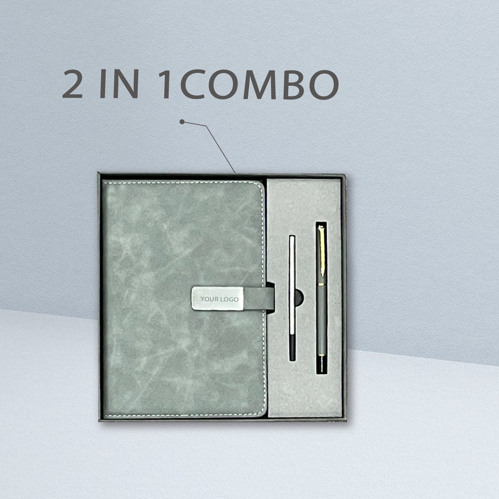 Personalized Premium Diary & Pen Gift Set | Custom Name or Logo Engraved | Corporate & Executive Gifting