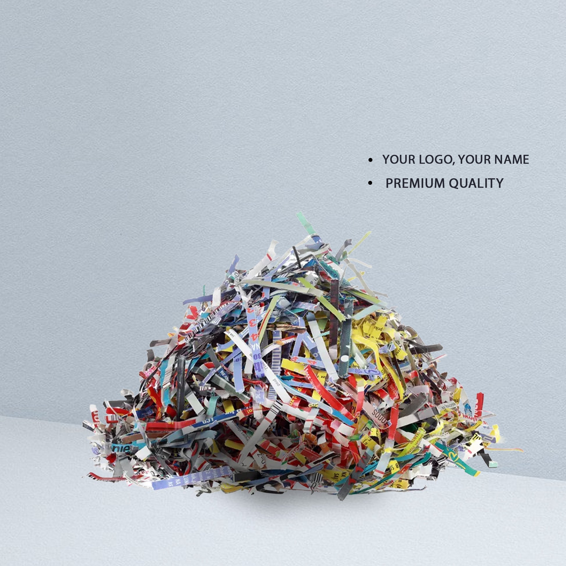 Coloured Paper Shreds for Sublimation & Gift Packaging – Premium Multi-Colour Crinkle Filler