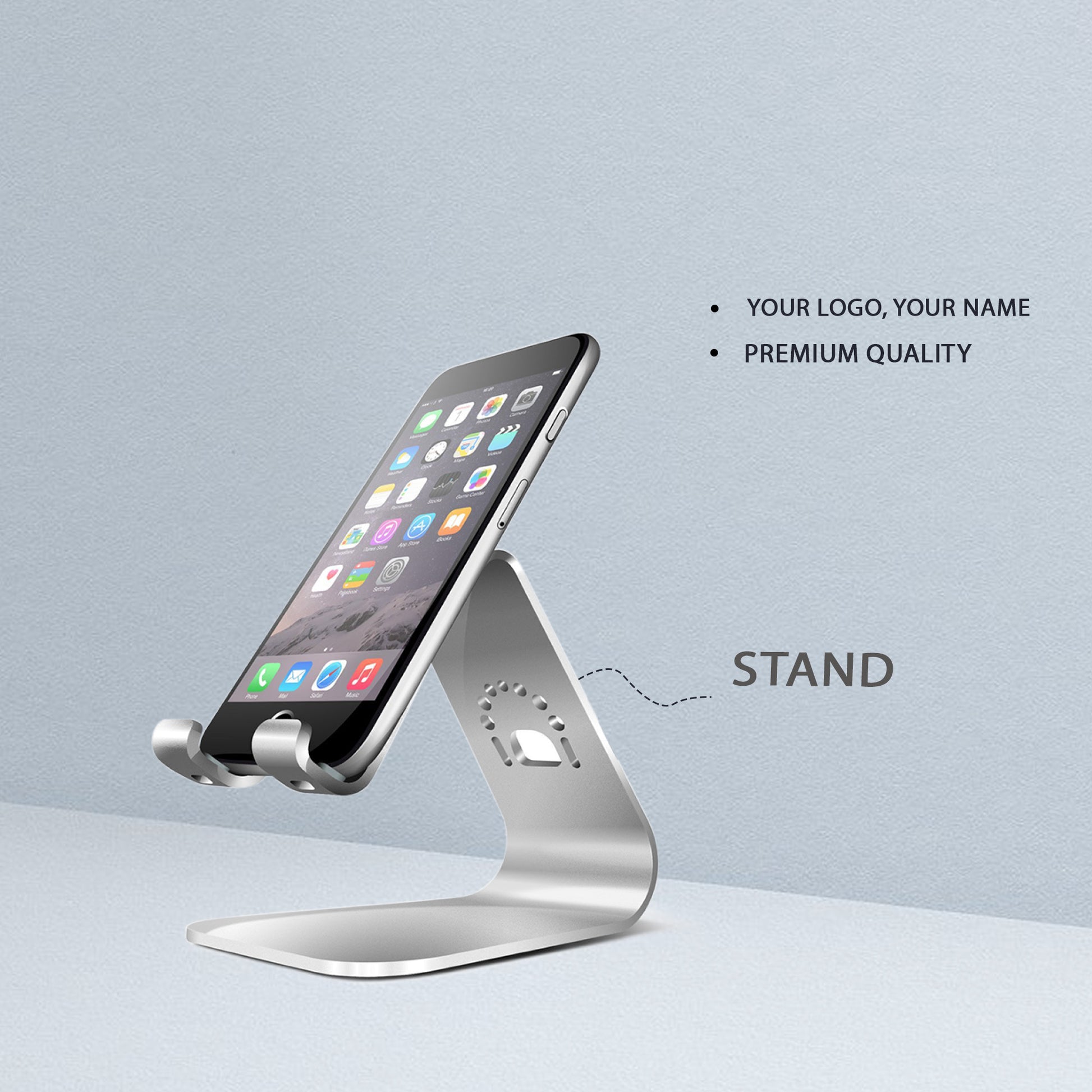 Metal Mobile Stand for Desk – Adjustable & Durable Phone Holder | Premium Custom Corporate Accessory