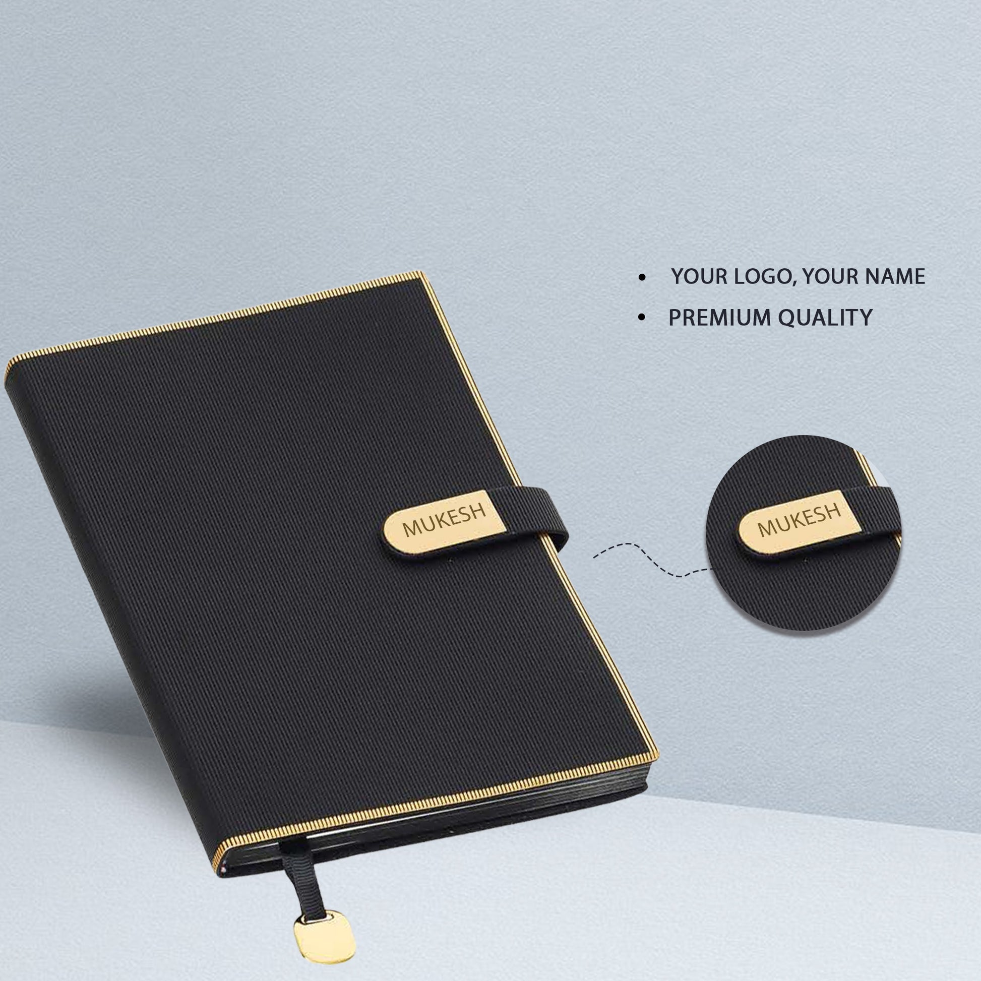 Personalized Corporate Notebooks with Logo & Name – Ideal for Business Gifting
